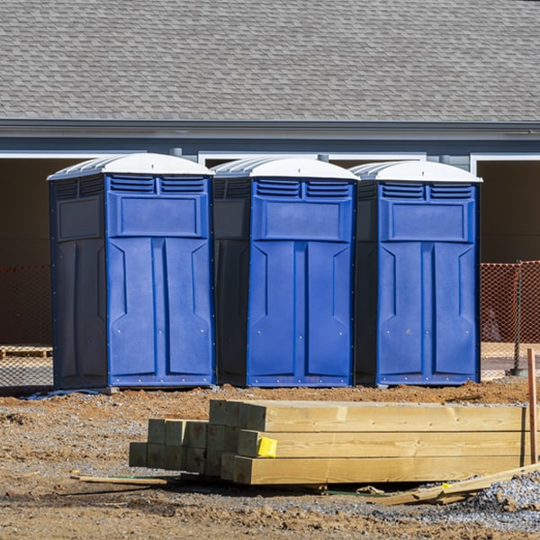 are there any restrictions on where i can place the portable restrooms during my rental period in Victor MT